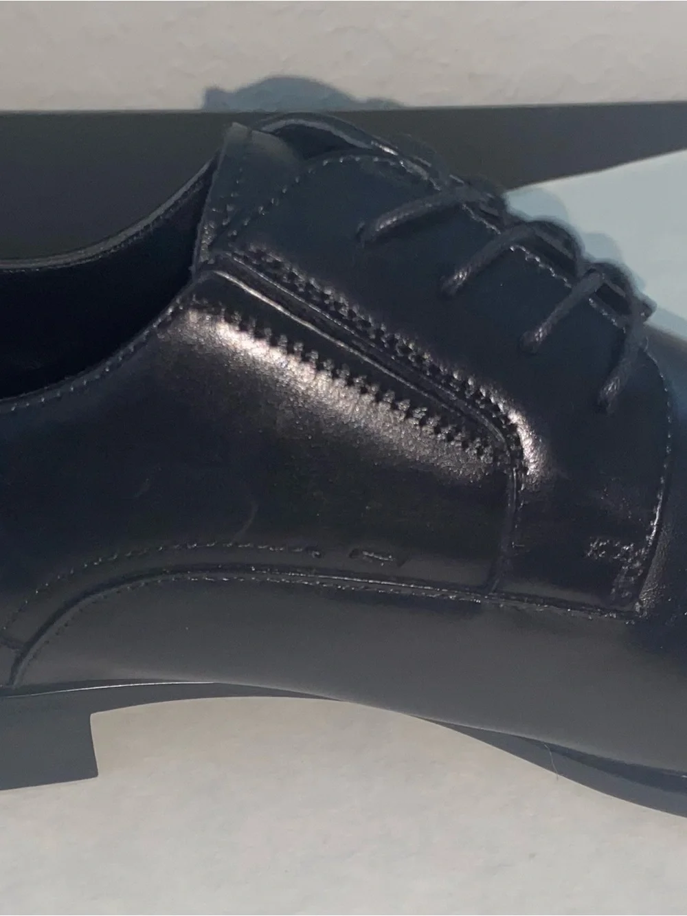 NIB ALDO Umelle Umiliria Black Leather Dress Shoes Men's Size 13 NWT